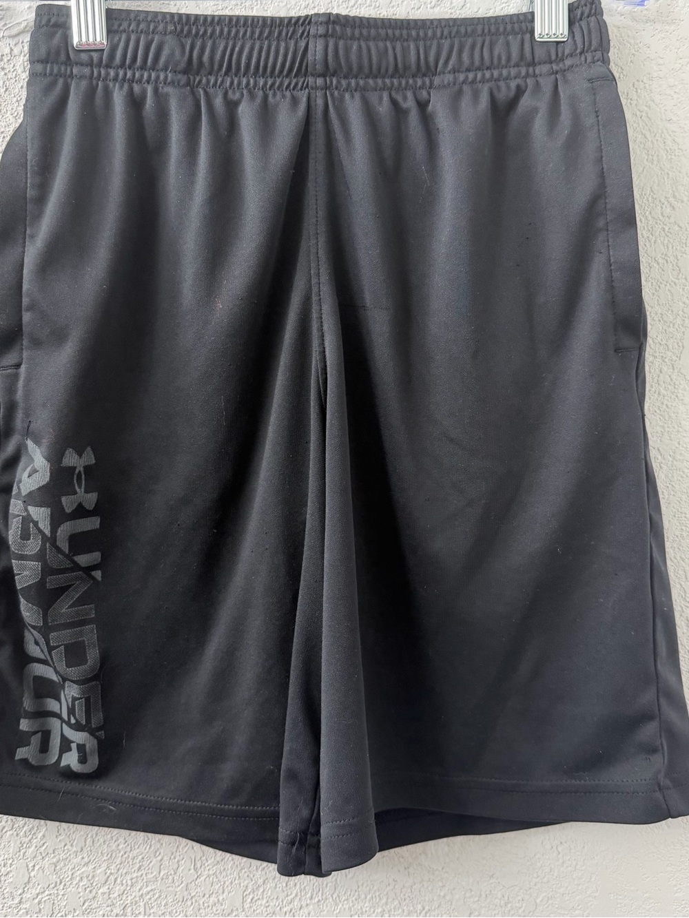 Under Armour Youth Boys' Prototype Wordmark Shorts - Black - Size YMD
